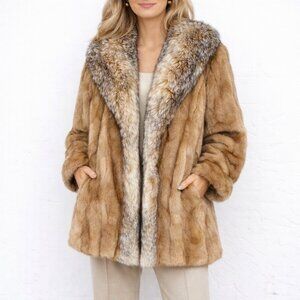 Vintage Fur Coat - Mink & Fox